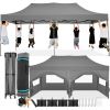 10x20 Pop Up Canopy With 6 Sidewall 10x10 Canopy Tent Camping Gazebo Parasol Canopies for Outdoor Furniture Garden Terrace Tents