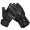 Electric Heated Gloves USB Plug Touchscreen Thermal Gloves Leather Windproof Winter Hands Warmer Unisex