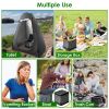 Portable Toilet with Carry Bag Foldable Emergency Toilet with Lid Trash Bags Camping Toilet Foldable Toilet for Car Indoor Outdoor Commode Travel Toil