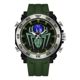 Men's Spider Creative Outdoor Multifunctional Luminous Waterproof Watch (Color: Army Green)