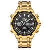 Men's Calendar Alloy Sports Multi-function Watch