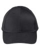 Adult Structured Twill 6-Panel Snapback Cap - BLACK - OS