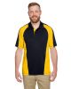 Men's Advantage Snag Protection Plus IL Colorblock Polo - BLK/ RED/ D CHRC - S