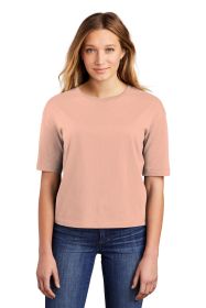 District Women's V I T Boxy Tee DT6402 (Color: Dusty Peach, size: XS)