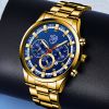 Fashion Mens Watches Luxury Men Sports Gold Stainless Steel Quartz Wrist Watch Man Business Casual Leather Watch —á–∞—Å—ã –º—É–∂—Å–∫–∏–µ